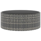 vidaXL 6-tlg. Garten-Lounge-Set mit Auflagen Poly Rattan Grau