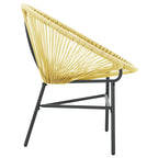 vidaXL Acapulco-Gartenstuhl Poly Rattan Beige