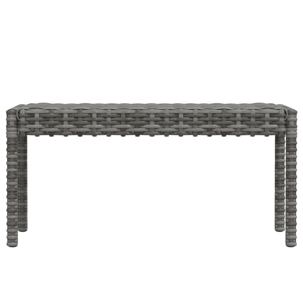 vidaXL 6-tlg. Garten-Lounge-Set mit Kissen Poly Rattan Grau