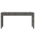vidaXL 6-tlg. Garten-Lounge-Set mit Kissen Poly Rattan Grau