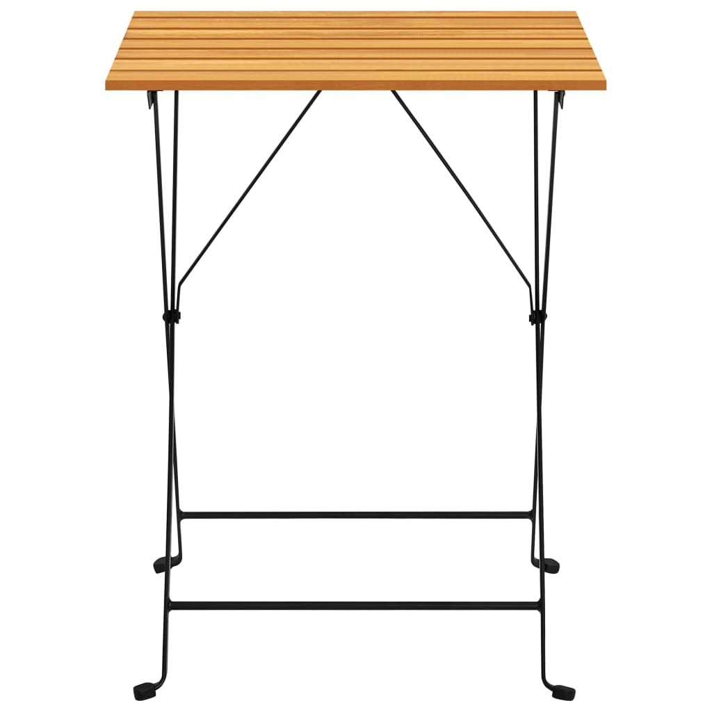 vidaXL Bistrotisch 55x54x71 cm Akazie Massivholz