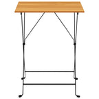 vidaXL Bistrotisch 55x54x71 cm Akazie Massivholz