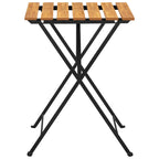 vidaXL Bistrotisch 55x54x71 cm Akazie Massivholz