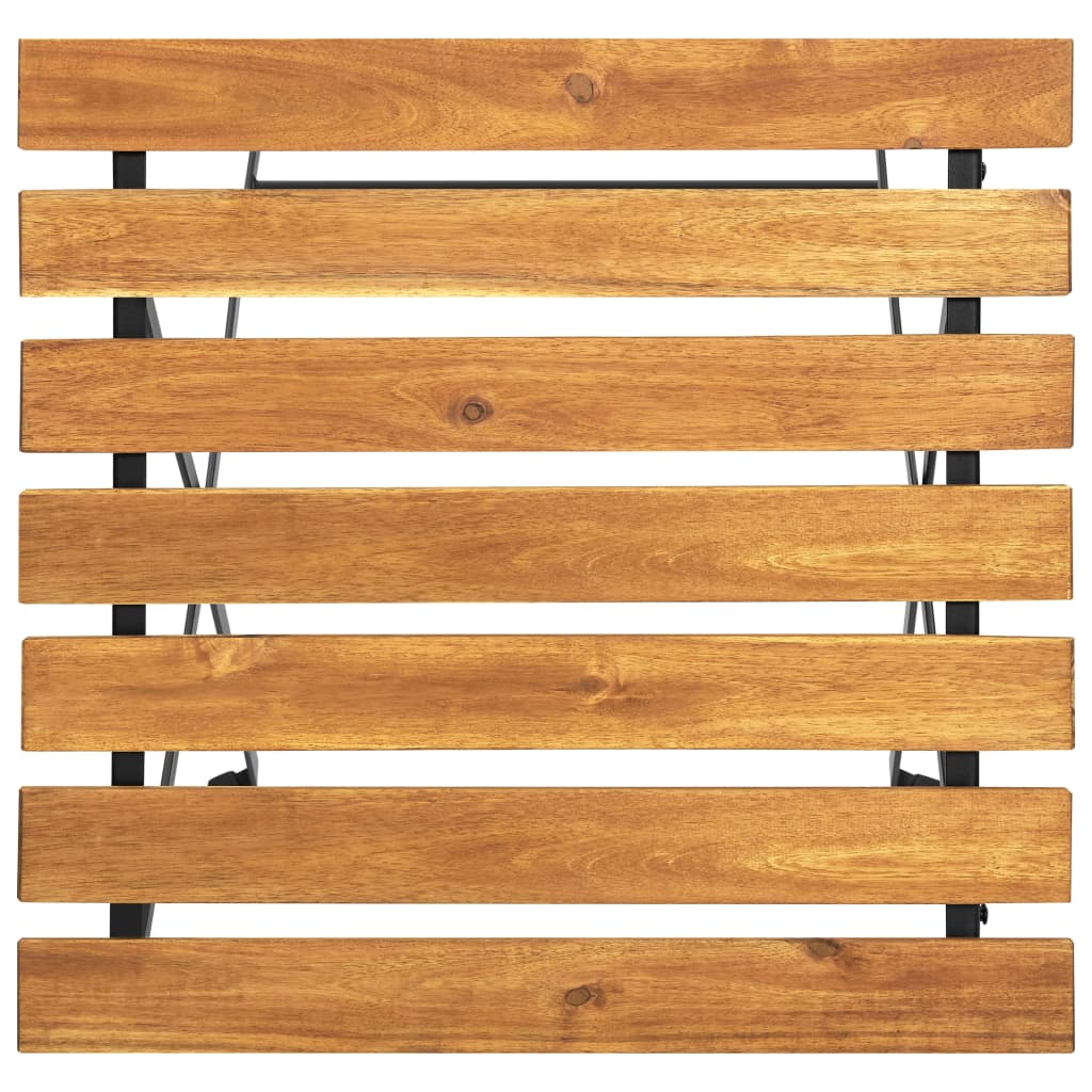 vidaXL Bistrotisch 55x54x71 cm Akazie Massivholz