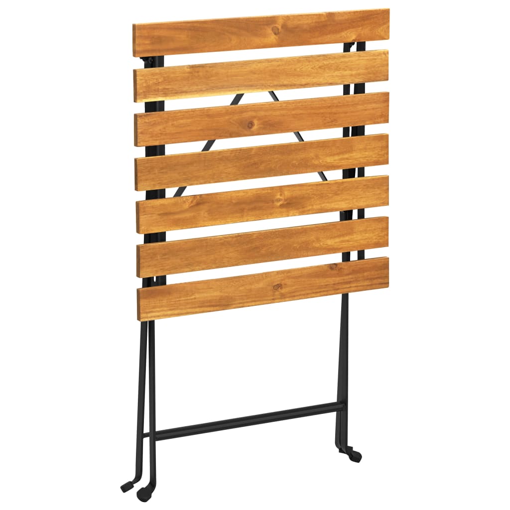 vidaXL Bistrotisch 55x54x71 cm Akazie Massivholz