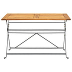 vidaXL Klappbarer Gartentisch 120x70x74 cm Massivholz Akazie