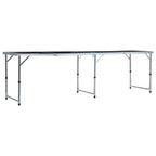 vidaXL Bier-Pong-Tisch mit Tassen und Bällen Klappbar 240 cm