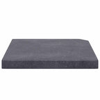 vidaXL Sonnenschirm-Gewichtsplatte Schwarz Granit Quadratisch 25 kg