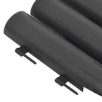 vidaXL Rasenkanten 36 Stk. Anthrazit 10 m PP