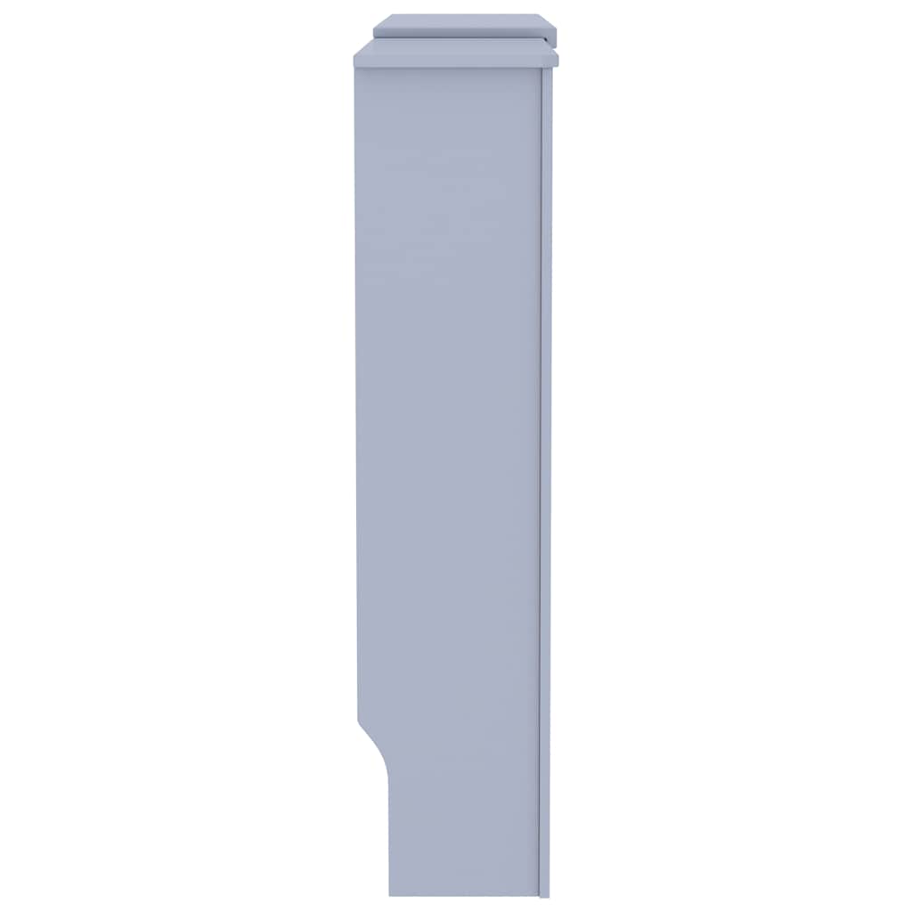 vidaXL MDF Heizkörperverkleidung Grau 205 cm