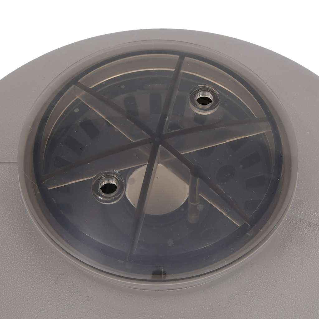 vidaXL Pool-Sandfilter mit seitlich montiertem 6-Wege-Ventil Grau