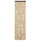 vidaXL Insektenschutz-Vorhang Beige 56x200 cm Chenille