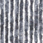 vidaXL Insektenschutz-Vorhang Silbern 56x200 cm Chenille
