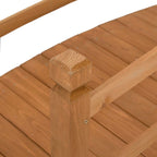 vidaXL Gartenbrücke 140x60x60 cm Massivholz Tanne