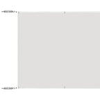 vidaXL Senkrechtmarkise Weiß 60x800 cm Oxford-Gewebe
