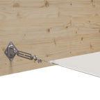 vidaXL Senkrechtmarkise Weiß 60x800 cm Oxford-Gewebe