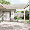 vidaXL Senkrechtmarkise Weiß 60x800 cm Oxford-Gewebe