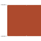 vidaXL Senkrechtmarkise Terrakotta 60x1000 cm Oxford-Gewebe