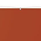 vidaXL Senkrechtmarkise Terrakotta 60x1000 cm Oxford-Gewebe