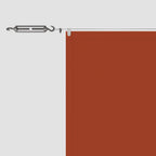 vidaXL Senkrechtmarkise Terrakotta 60x1000 cm Oxford-Gewebe