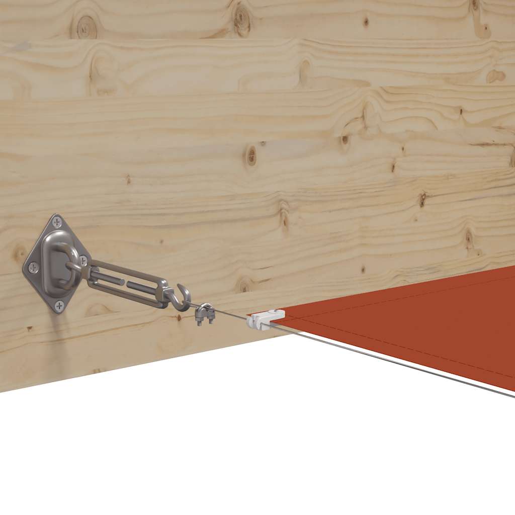 vidaXL Senkrechtmarkise Terrakotta 60x1000 cm Oxford-Gewebe