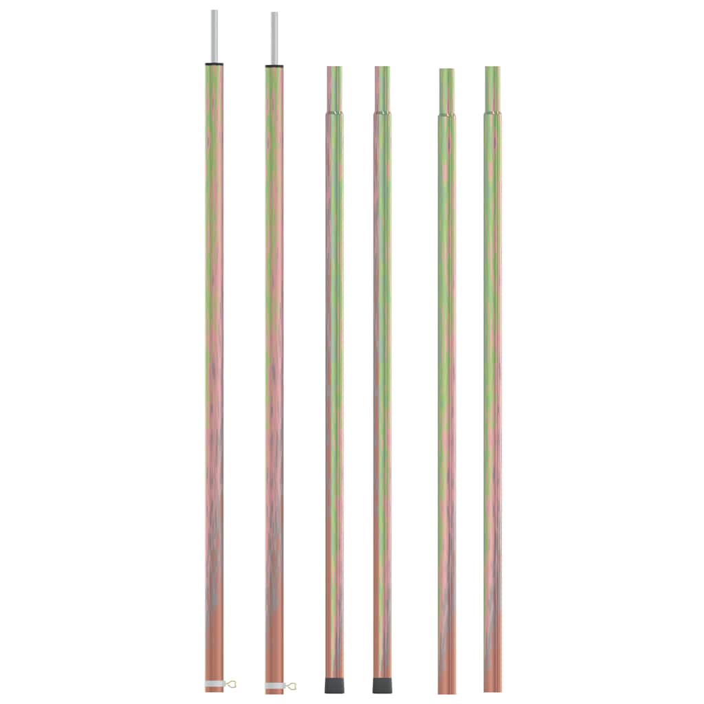 vidaXL Teleskop-Zeltstangen 170-255 cm 2 Stk. Verzinkter Stahl