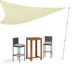 vidaXL Teleskop-Tarpstangen 102-260 cm 2 Stk. Aluminium