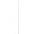 vidaXL Sonnensegel Stangen 2 Stk. 200 cm Verzinkter Stahl