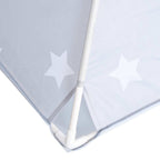 vidaXL Kinder Tipi-Zelt mit Tasche Polyester Grau 115x115x160 cm
