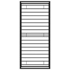 vidaXL Bettgestell Schwarz Metall 90x200 cm