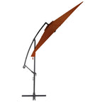 vidaXL Ampelschirm mit Aluminium-Mast 300 cm Terrakotta