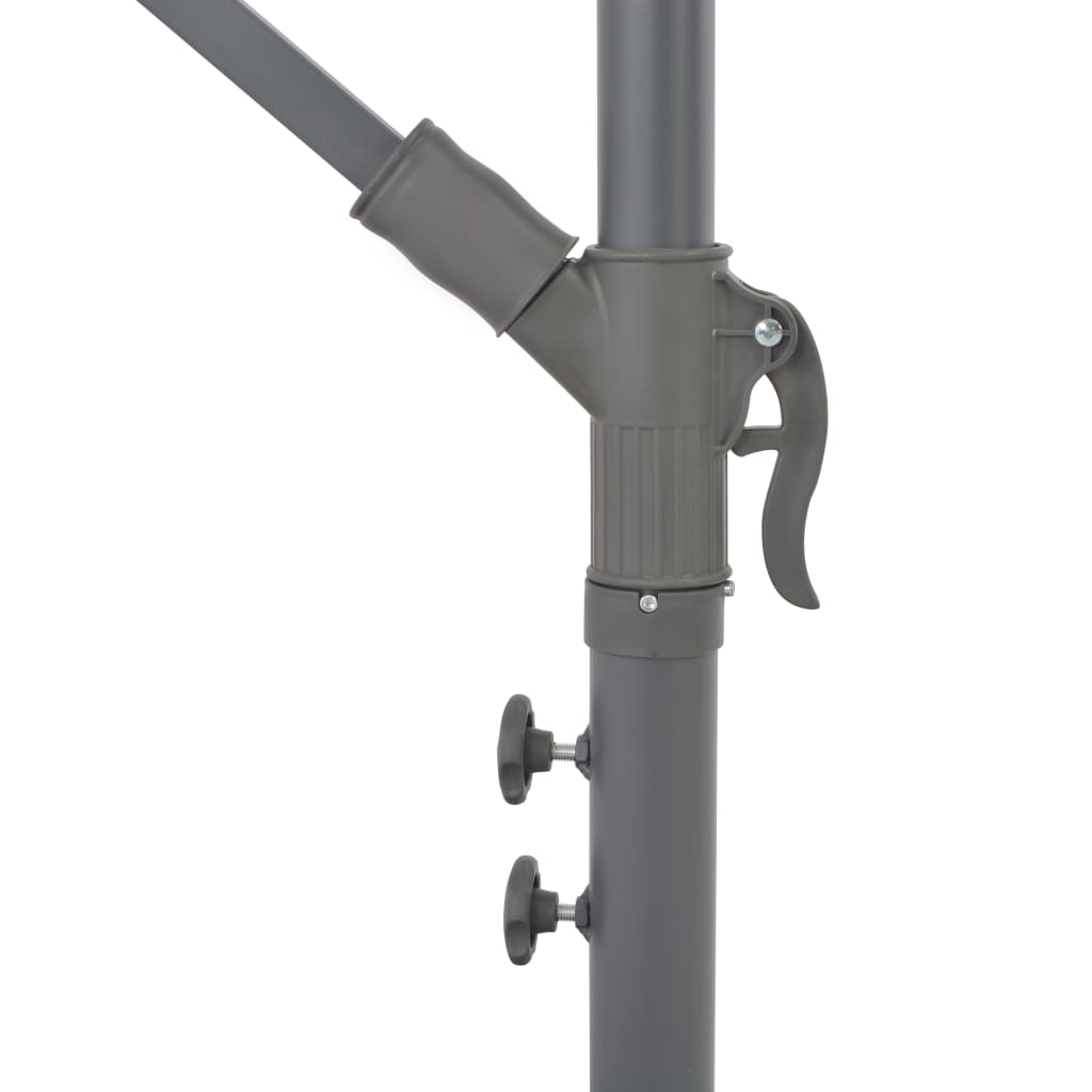 vidaXL Ampelschirm mit Aluminium-Mast 300 cm Terrakotta