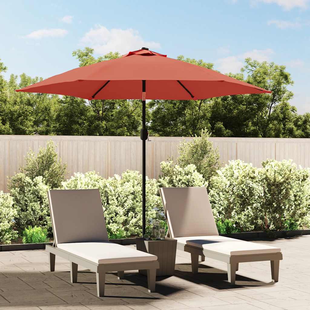 vidaXL Ersatzbezug für Sonnenschirm Terracotta-Rot 300 cm