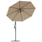 vidaXL Ersatzstoff für Ampelschirm Taupe 350 cm