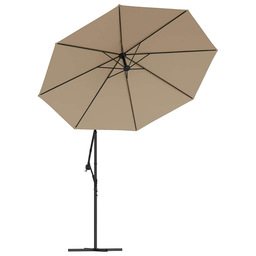 vidaXL Ersatzstoff für Ampelschirm Taupe 350 cm