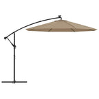vidaXL Ersatzstoff für Ampelschirm Taupe 350 cm