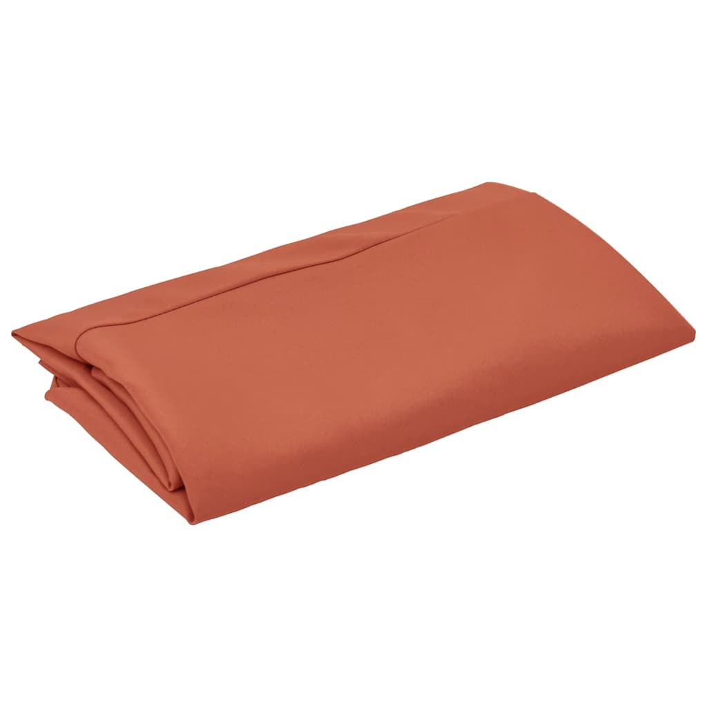 vidaXL Ersatzbezug für Ampelschirm Terracotta-Rot 350 cm
