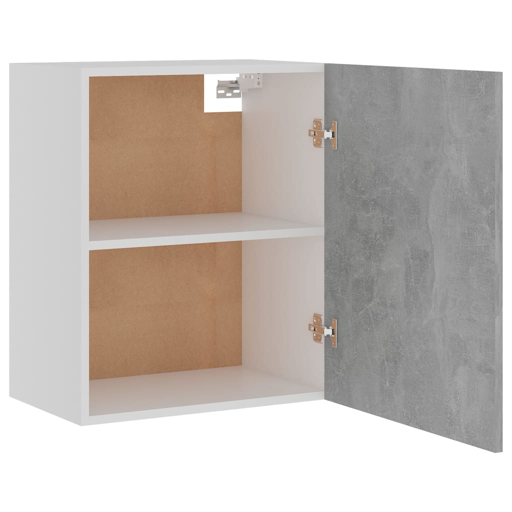 vidaXL Hängeschränke 2 Stk. Lyon Betongrau 50x31x60 cm Holzwerkstoff