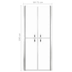 vidaXL Duschtür Transparent ESG 71x190 cm