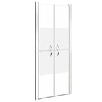 vidaXL Duschtür Halbmatt ESG 71x190 cm
