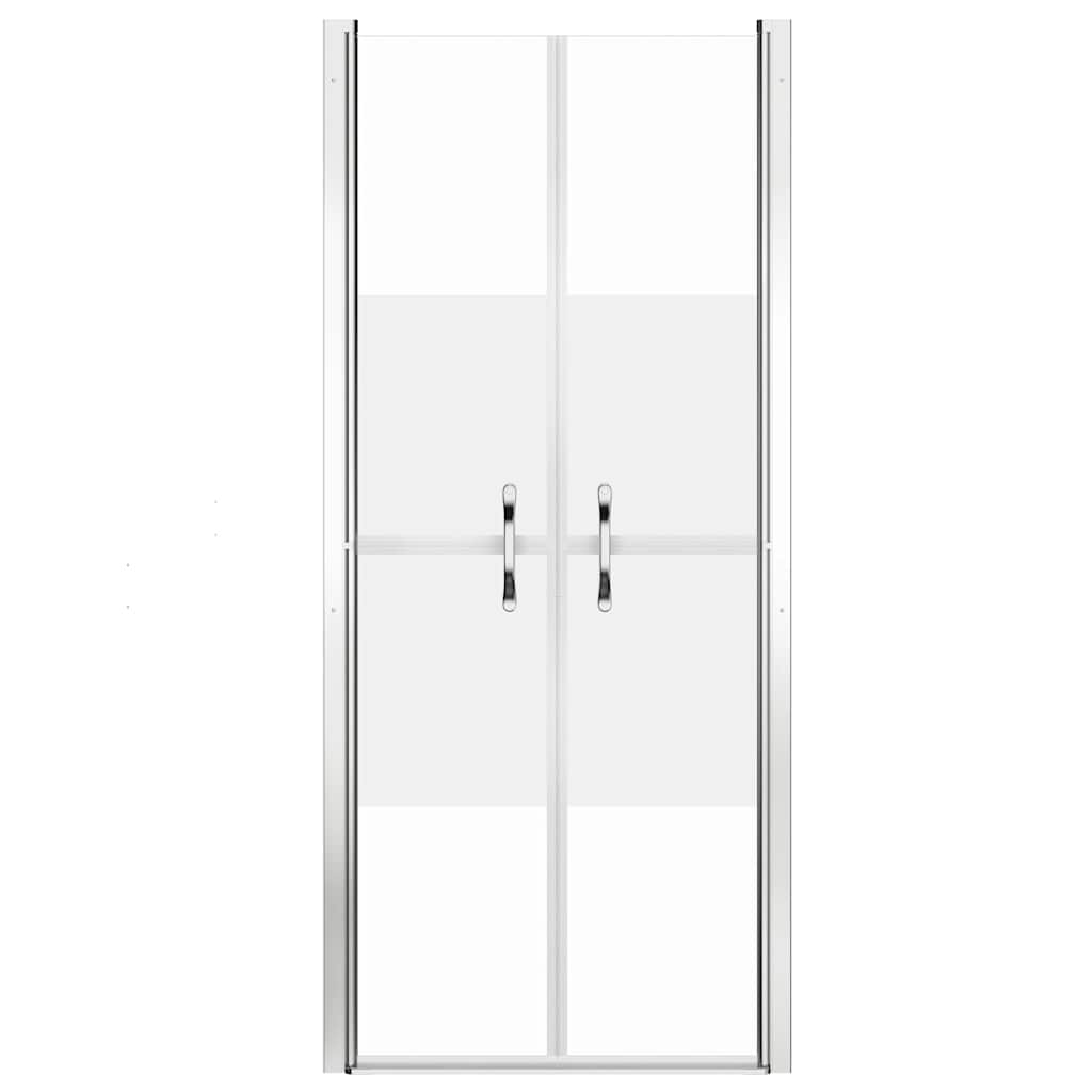 vidaXL Duschtür Halbmatt ESG 71x190 cm
