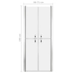 vidaXL Duschtür Matt ESG 71x190 cm