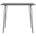 vidaXL 5-tlg. Bar-Set Schwarz