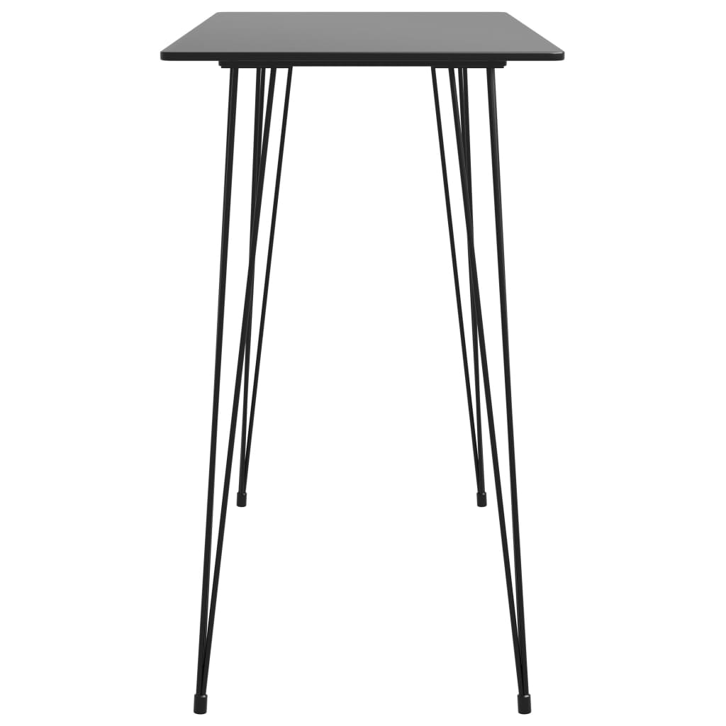 vidaXL 5-tlg. Bar-Set Schwarz
