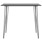 vidaXL 7-tlg. Bar-Set Schwarz
