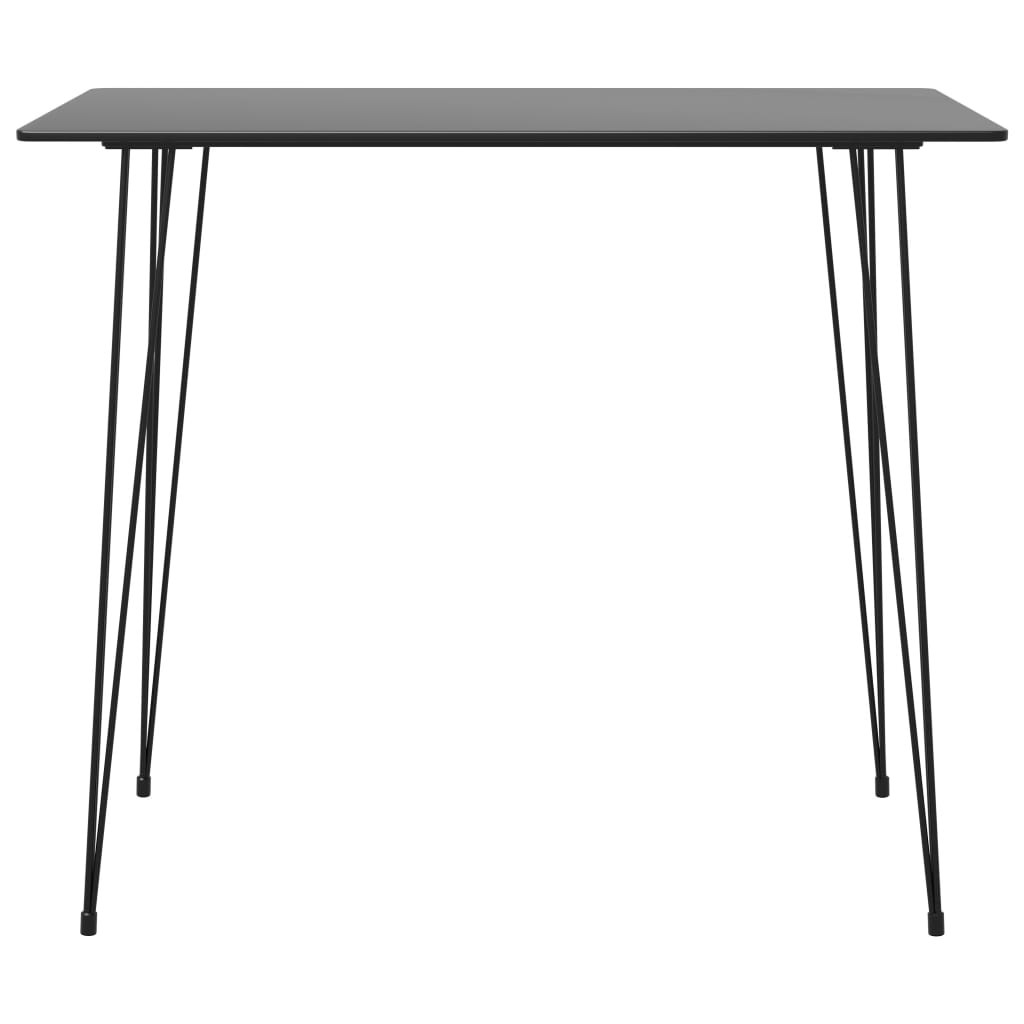 vidaXL 7-tlg. Bar-Set Schwarz