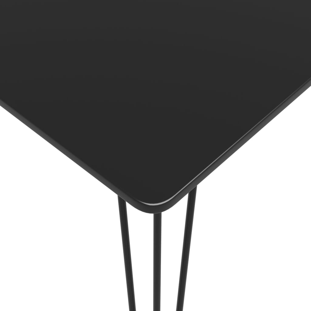 vidaXL 7-tlg. Bar-Set Schwarz