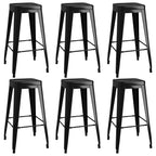 vidaXL 7-tlg. Bar-Set Schwarz
