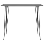 vidaXL 7-tlg. Bar-Set Schwarz und Weiß