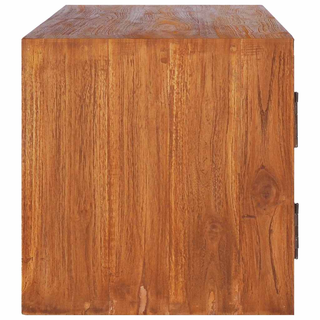 vidaXL TV-Wandschrank 180x30x30 cm Teak Massivholz